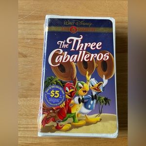The Three Caballeros VHS, Gold Collection SEALED